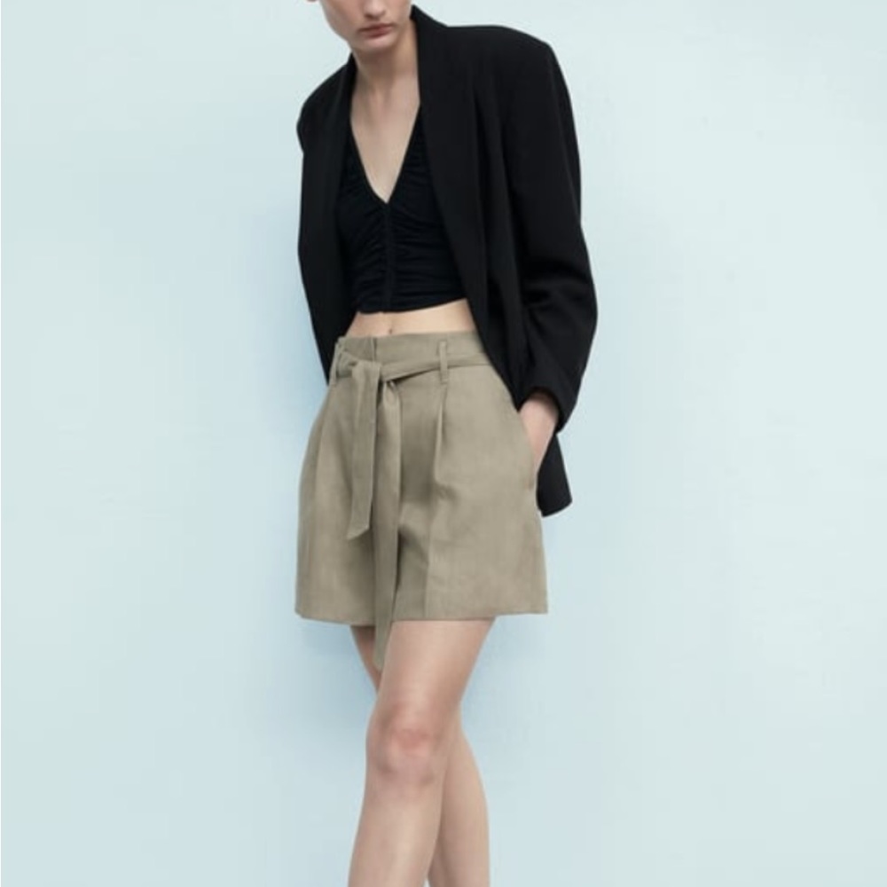 Zara Linen Shorts